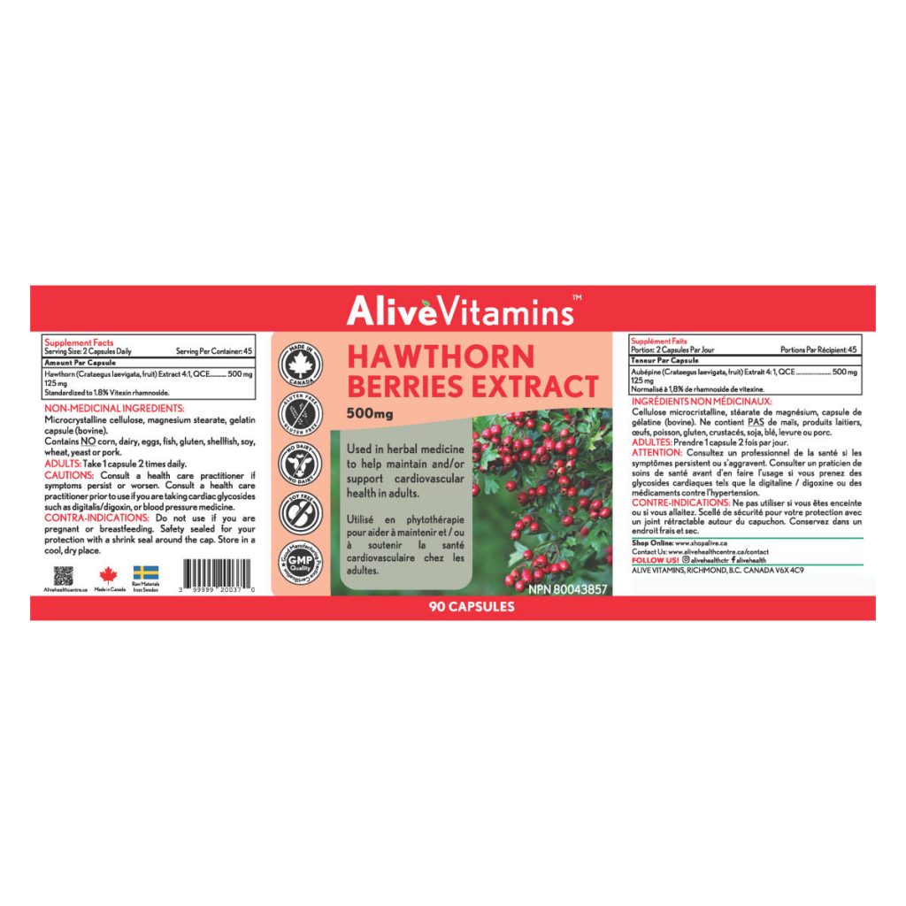 Hawthorn Berries Extract ShopAlive.ca