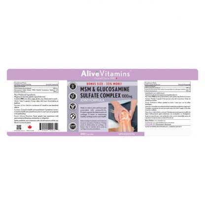 MSM & Glucosamine Sulfate Complex - Image 2