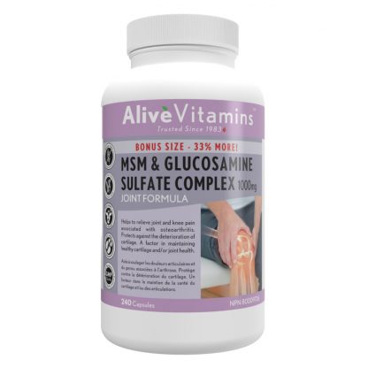 MSM & Glucosamine Sulfate Complex