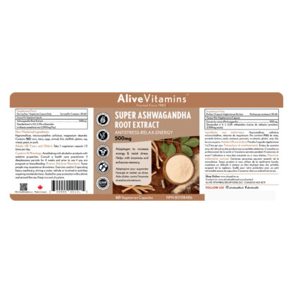 Super Ashwagandha Root Extract - Image 2