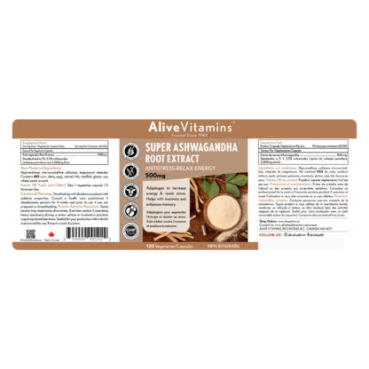 Super Ashwagandha Root Extract 500mg - Image 2