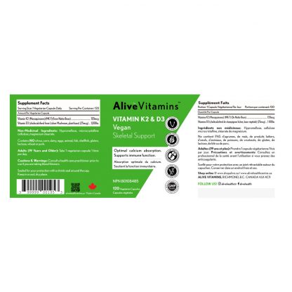 Vitamin K2 & D3 (Vegan) - Image 2