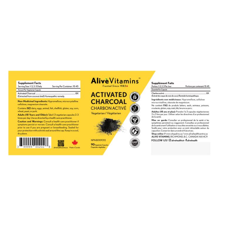 Activated Charcoal ShopAlive.ca