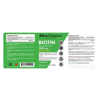 Biotin Bonus Size 60+15 - Image 2