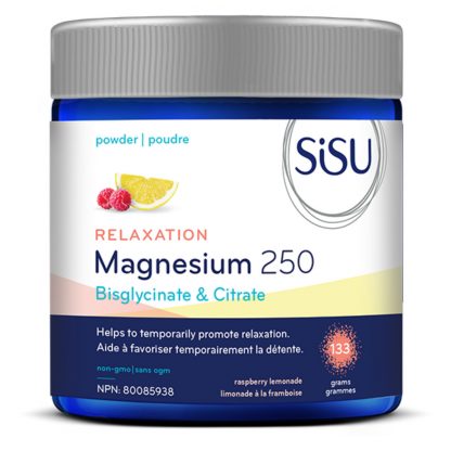 Sisu Magnesium 250 Relax Powder - Raspberry Lemon