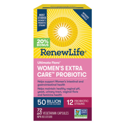 Renewlife Ultimate Flora® Women’s Extra Care™ Probiotic, 50 Billion Active Cultures