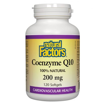 Natural Factors Coenzyme Q10 200mg 120 Softgels