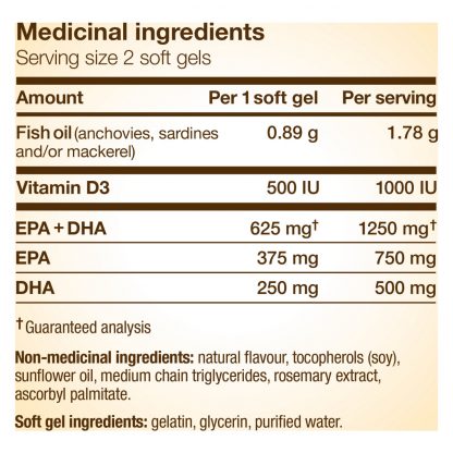 NutraSea+D Omega-3 Liquid Gels - Image 2