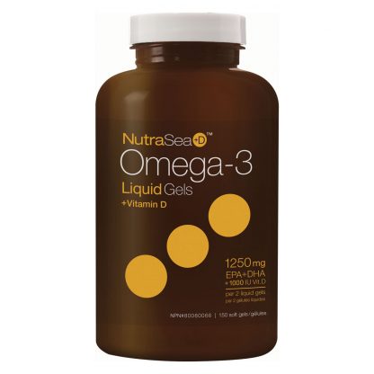 NutraSea+D Omega-3 Liquid Gels
