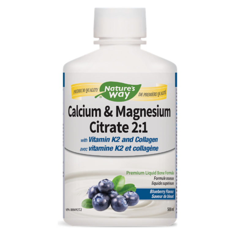 Calcium & Magnesium Citrate 21 with Vitamin K2 and Collagen