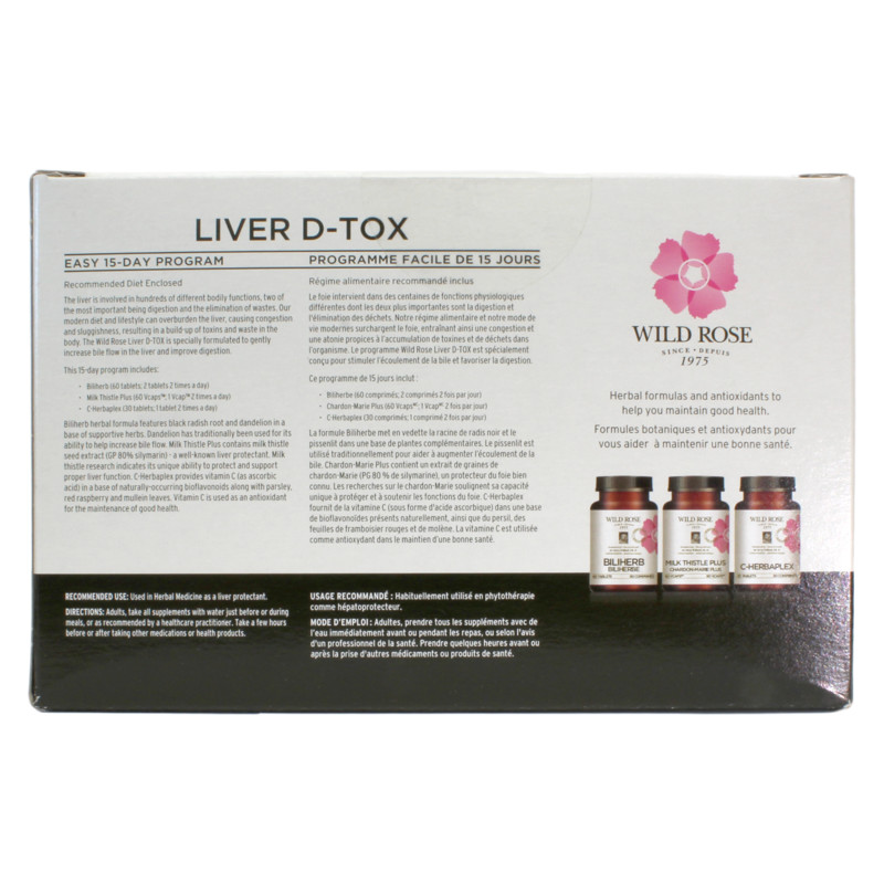 Wild Rose Liver D-Tox Program - ShopAlive.ca Wild Rose Liver D-Tox Program - ShopAlive.ca
