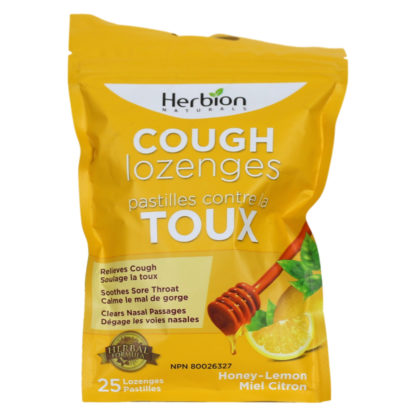 Herbion Cough Lozenges Pouch - Honey Lemon
