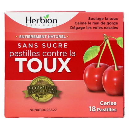 Herbion Cough Lozenges - Cherry, Sugar-Free - Image 3