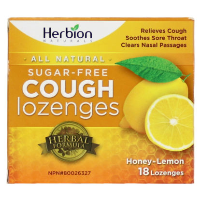 Herbion Cough Lozenges - Honey-Lemon, Sugar-Free