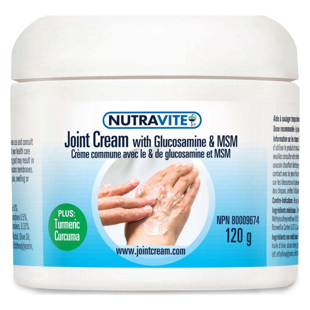 Joint Cream with Glucosamine & MSM ShopAlive.ca