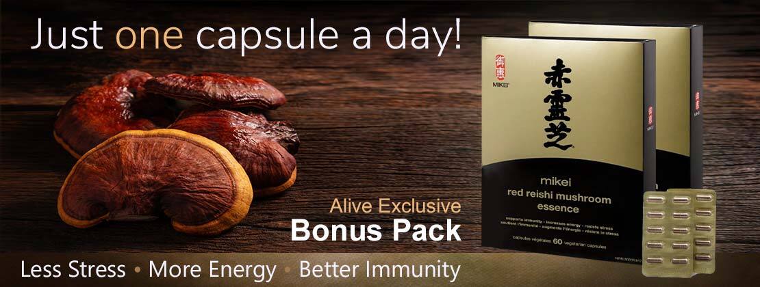 Alive Exclusive! Reishi Bonus Pack