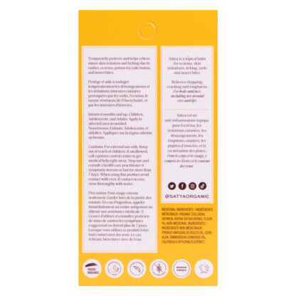 Satya Organic Eczema Relief Balm - Image 2