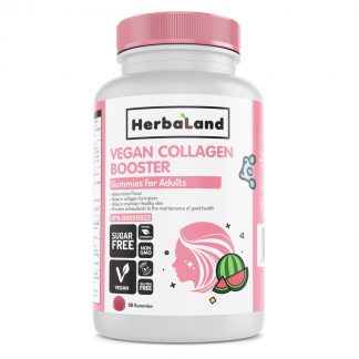 HerbaLand Vegan Collagen Booster Gummies for Adults