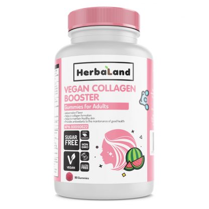 HerbaLand Vegan Collagen Booster Gummies for Adults