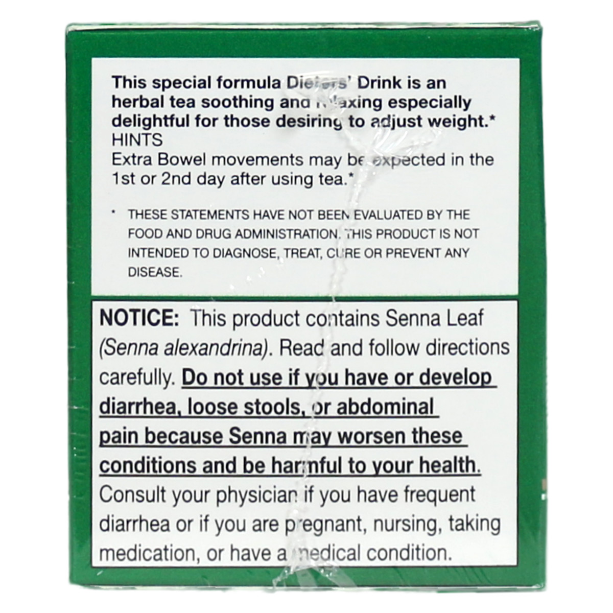 Dieters’ Drink Herbal Tea