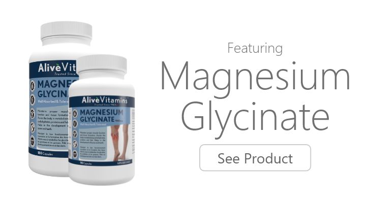 Alive Vitamins Magnesium Glycinate