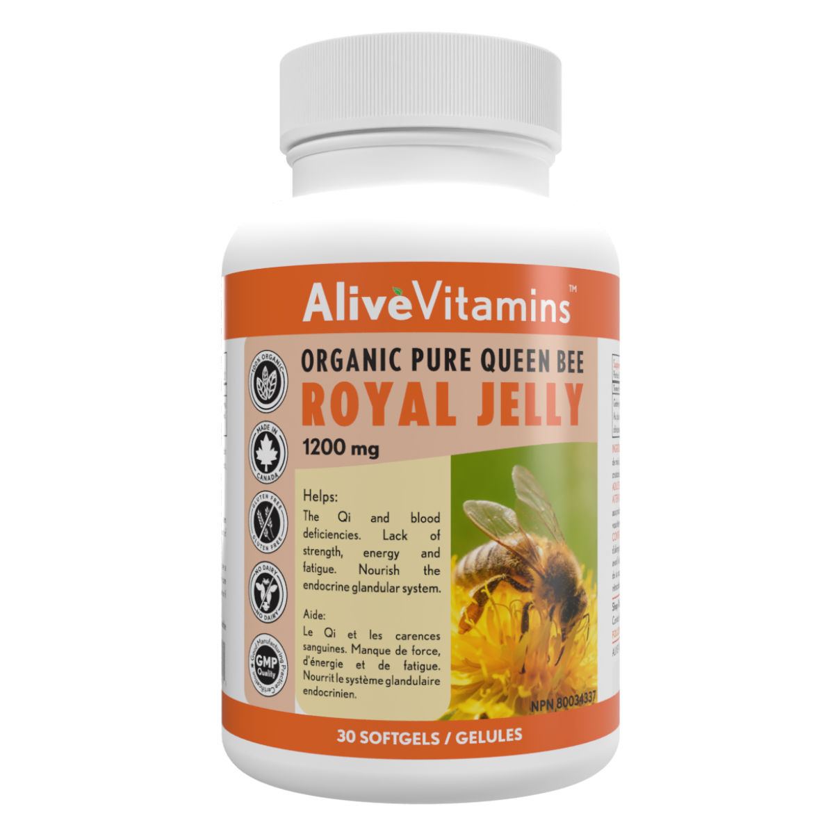 Pure Queen Bee Royal Jelly ShopAlive.ca
