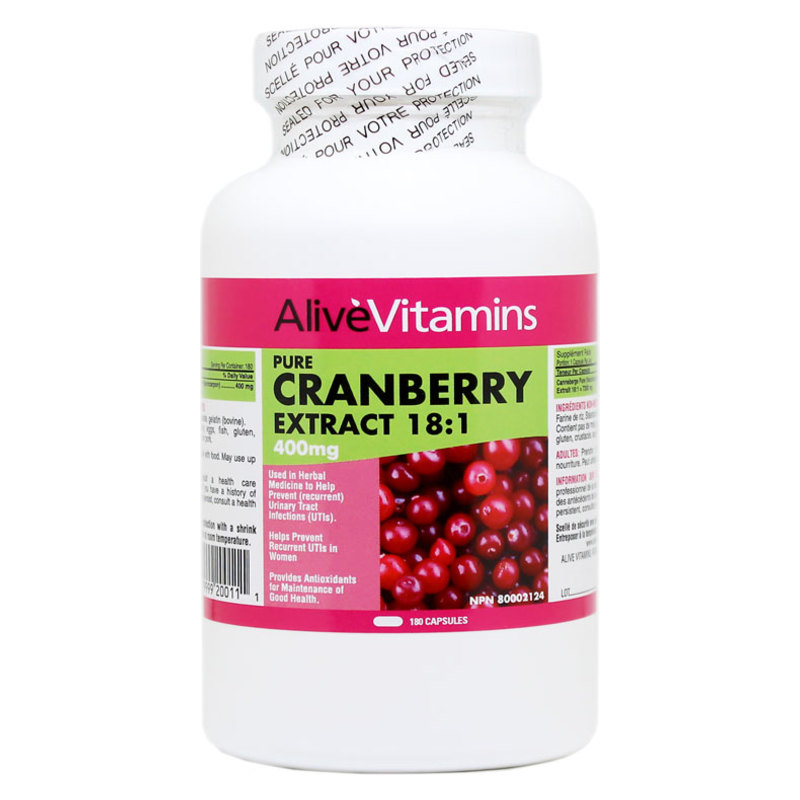 Pure Cranberry Extract 181 ShopAlive.ca