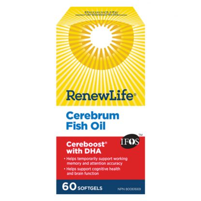 Renew Life Cerebrum Fish Oil