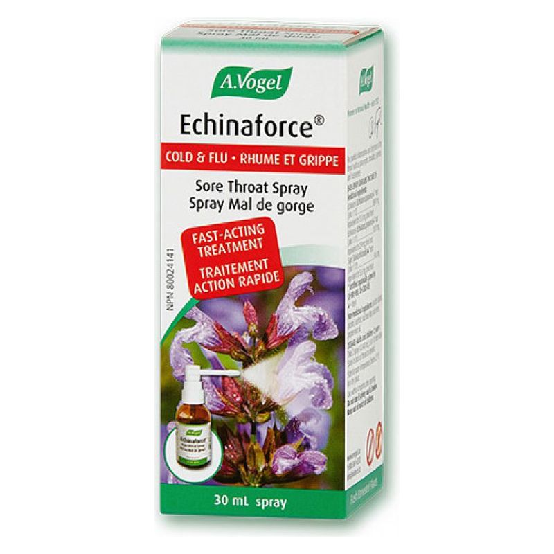 Echinaforce® Cold & Flu Sore Throat Spray ShopAlive.ca