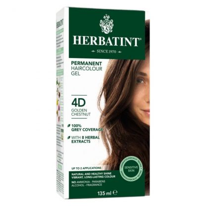 Herbatint® Permanent Hair Color | 4D Golden Chestnut