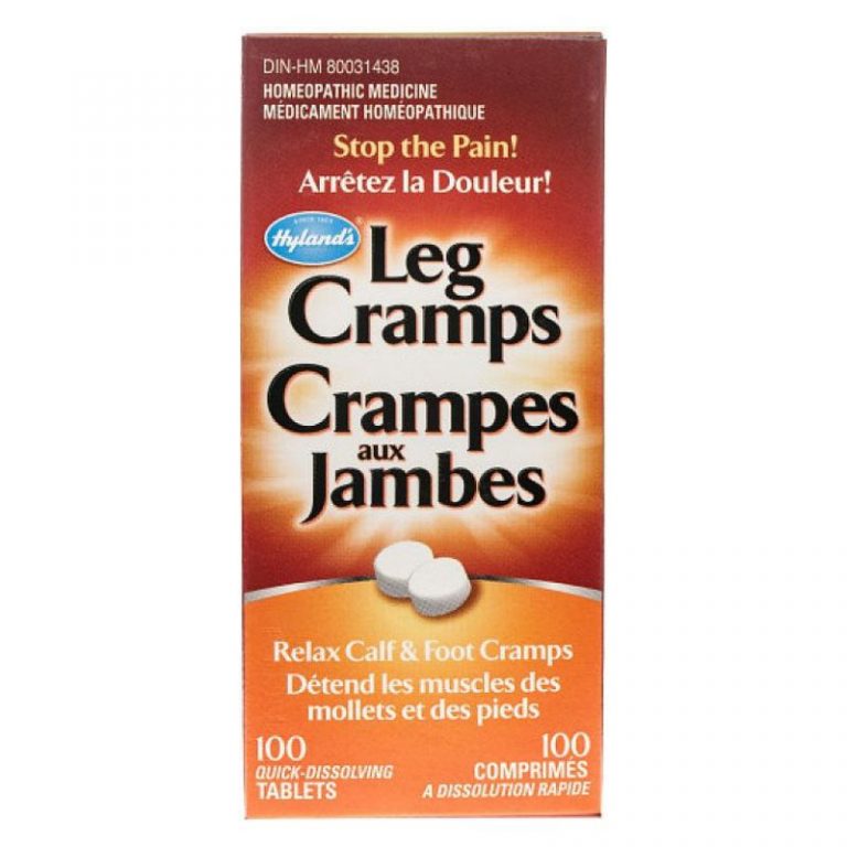 Leg Cramps with Quinine ShopAlive.ca