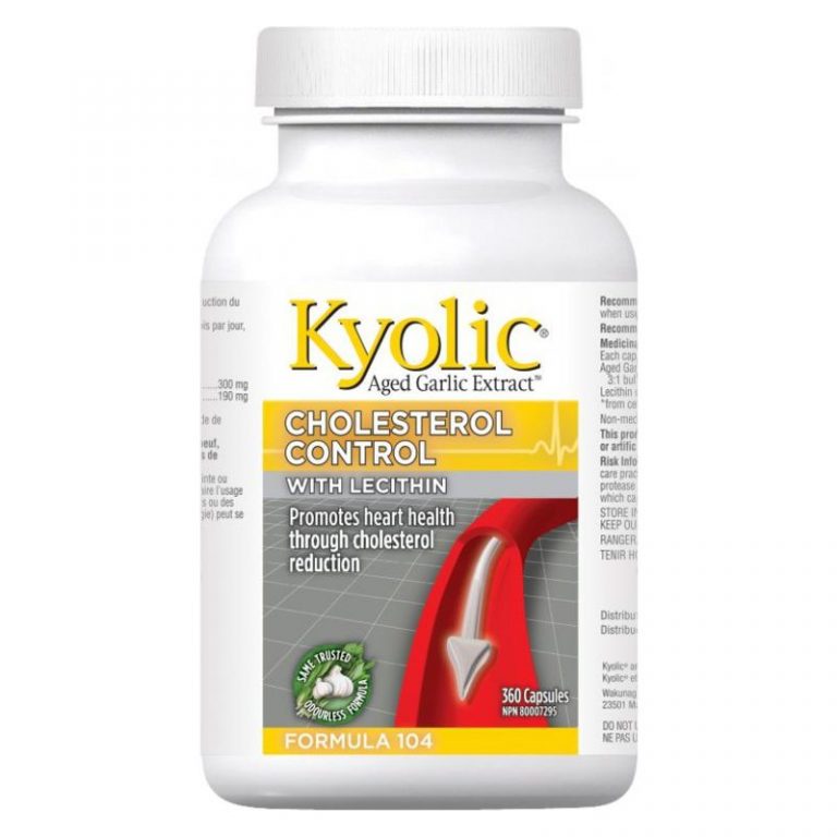 Kyolic Aged Garlic Extract Cholesterol Control with Lecithin ShopAlive.ca